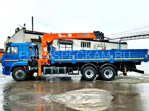 КАМАЗ 65117 бортовой с КМУ Hangil HGC 986 КАМАЗ 65117 бортовой с КМУ Hangil HGC 986